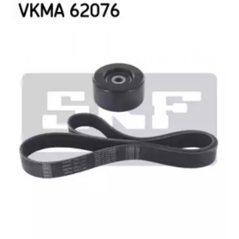 VKMA 62076 SKF Комплект доріжкового ремня (ролик, ремінь)